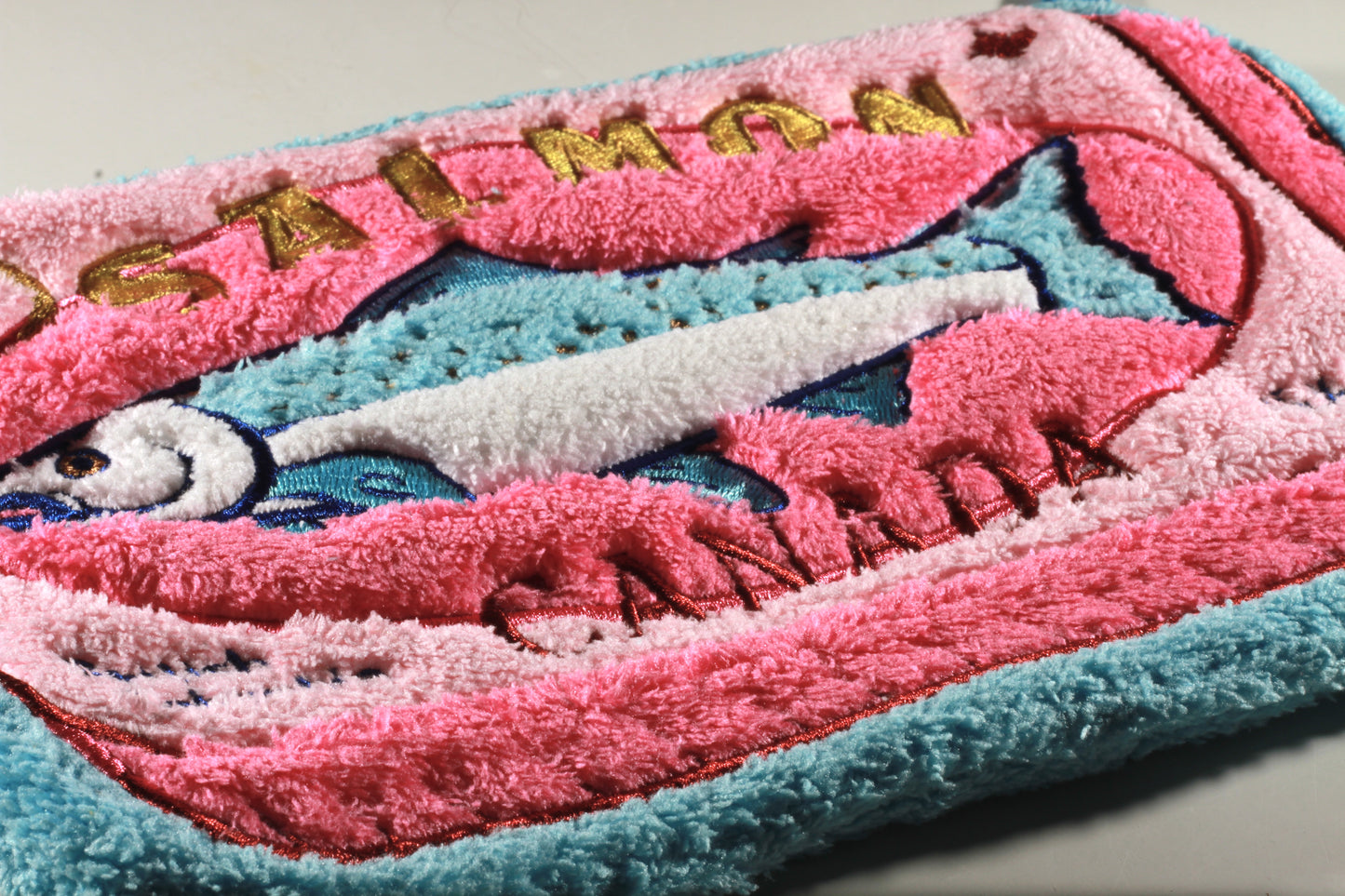 Whistler Hand Towel | BC Salmon & Ski Winter | Fast Drying Soft