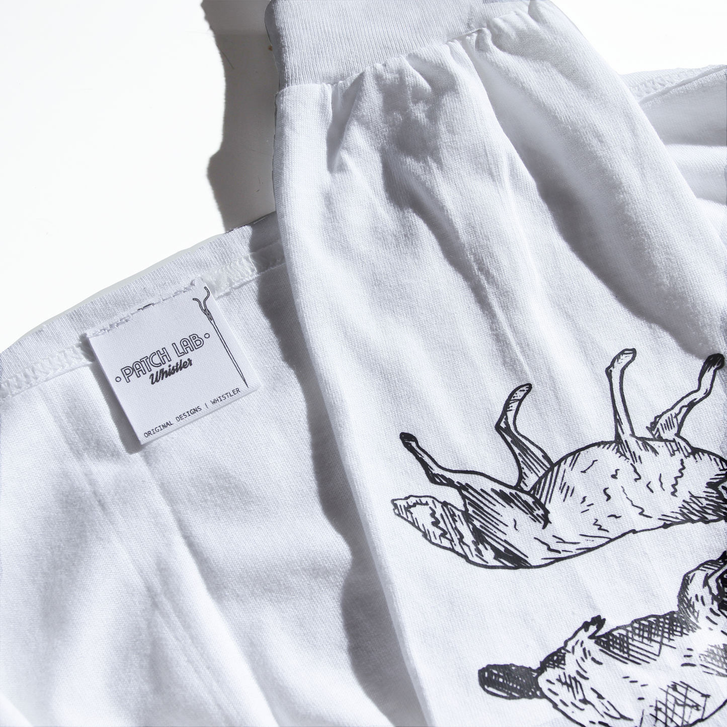 B.C Animals | Long Sleeve Cotton T-Shirt with Wildlife Print Design Sleeve